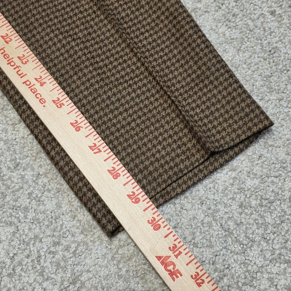 Paul Stuart Phineas Cole Wool & Cashmere Houndstooth Slim Fit Trouser 32 (30x29)